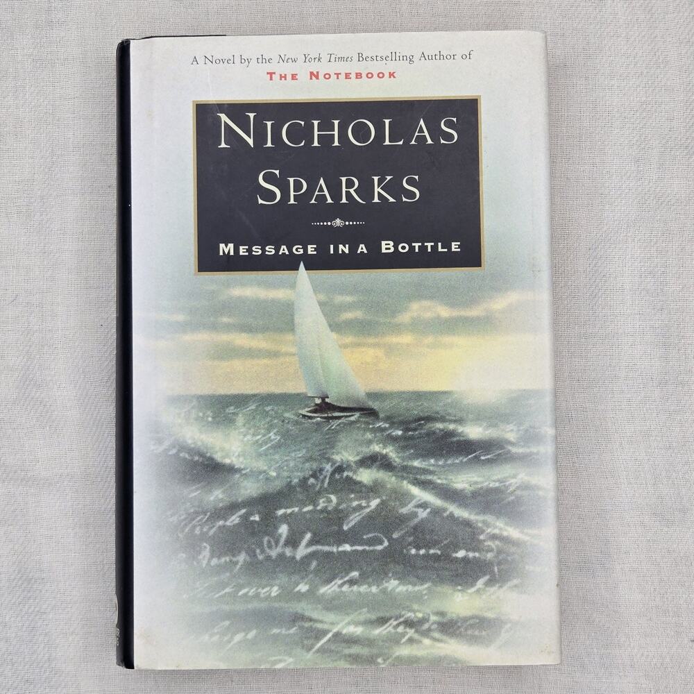 Message in a Bottle by Nicholas Sparks (1998, Hardcover)